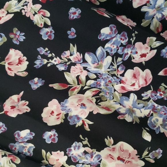 Pink Lily dark floral long sleeve maxi dress size small - Picture 10 of 11